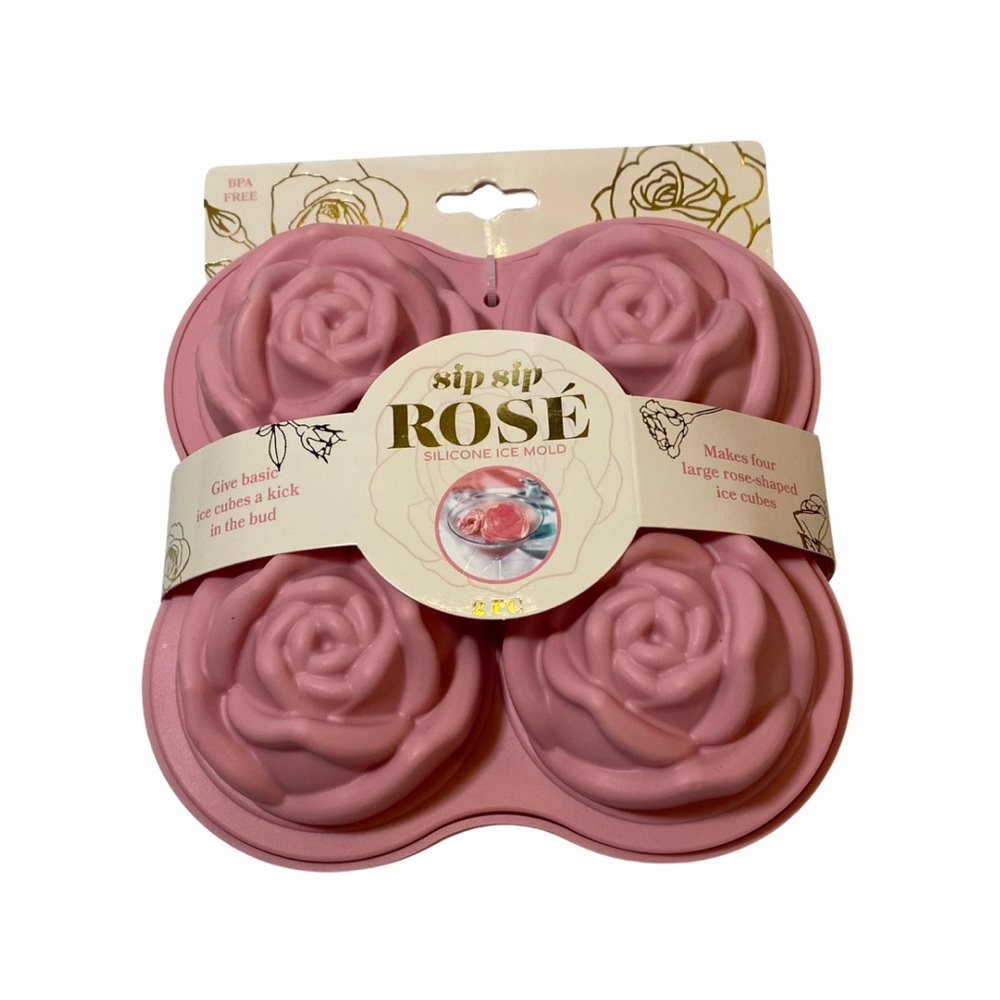 Sip Sip Rose Silicone LARGE ROSE ICE CUBES Maker